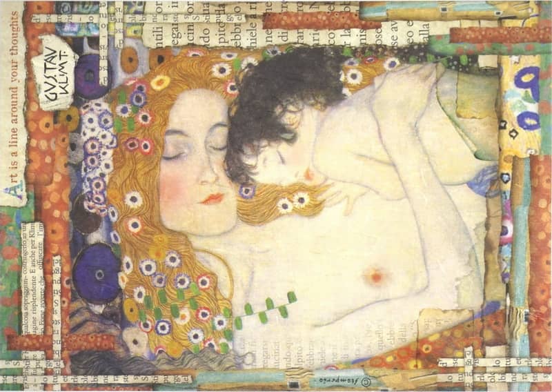 Rice Paper - Klimt Mother and Child