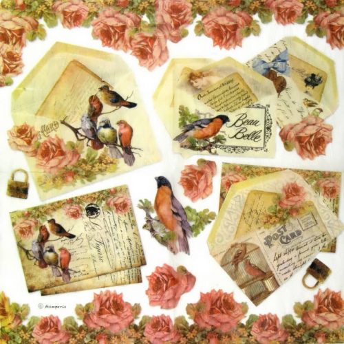 Stamperia Rice Paper - Post Card (50 x 50cm)