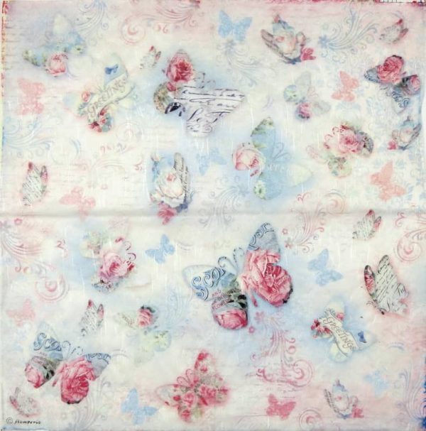 Rice Paper - Butterfly Greetings