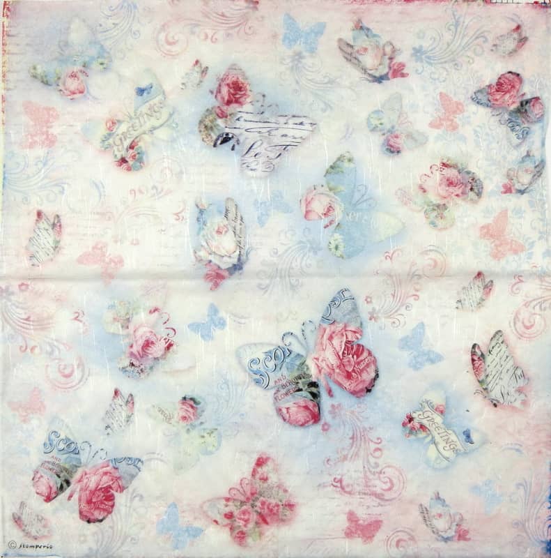 Rice Paper - Butterfly Greetings