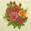 Paper Napkin - Postcard with Roses