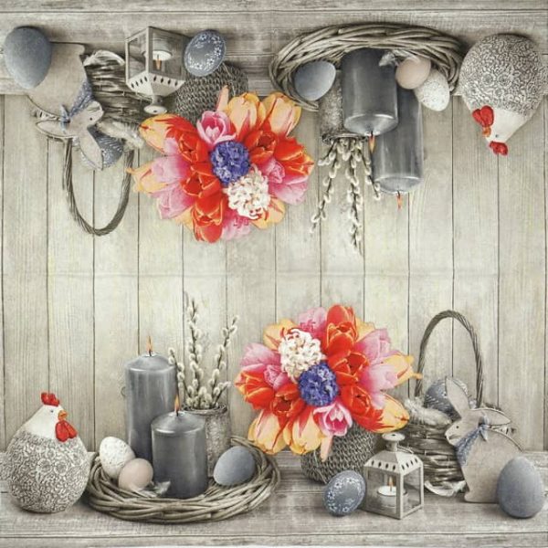 Paper Napkin - Natural Easter - Image 2