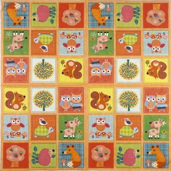 Paper Napkin - Woodland Lovely Animals