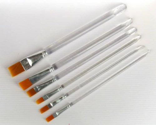 6x Brushes for Decoupage Decopatch Technique different sizes