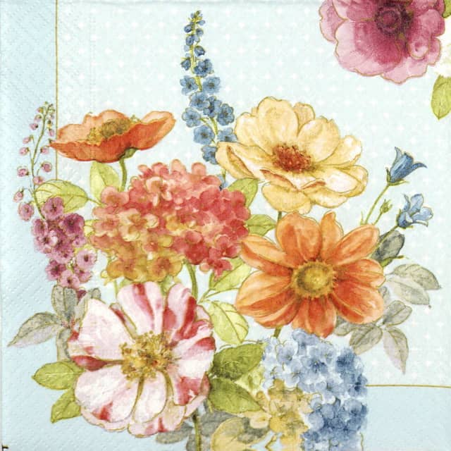 Paper Napkin - Cottage Flowers