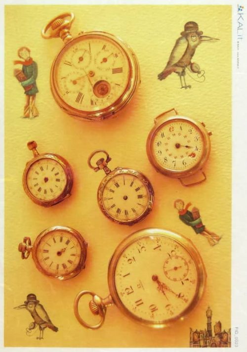 Rice Paper - Old Watch (22 x 32cm)