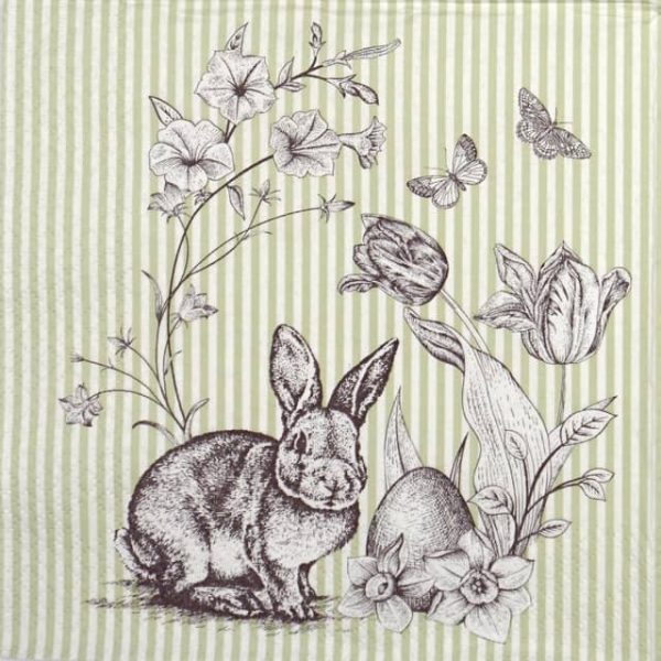 Paper Napkin - Easter Scene