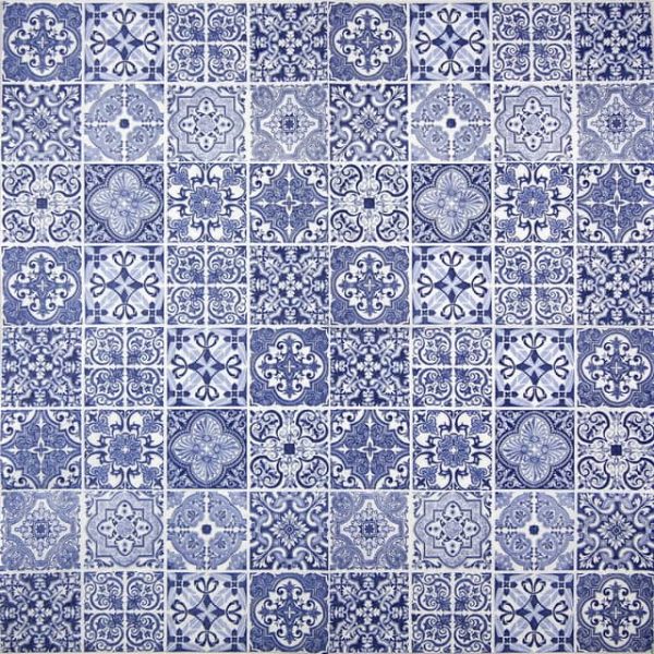 Paper Napkin - Tiles Blue