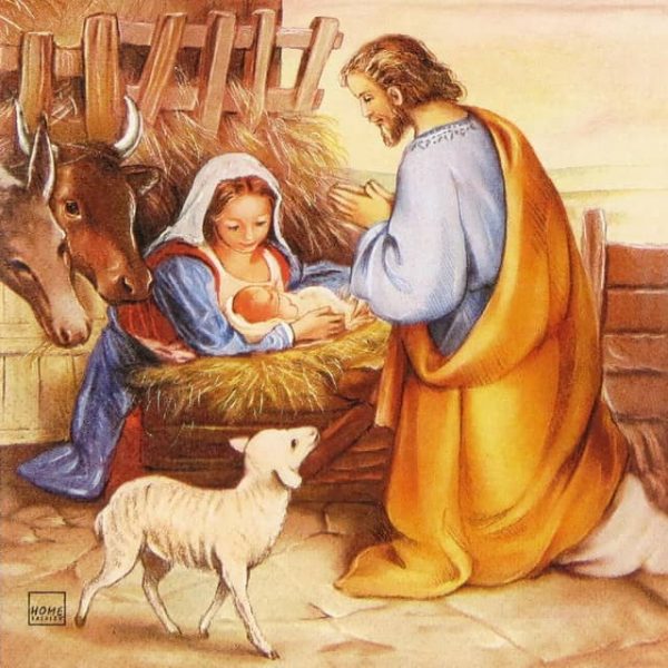 Paper Napkin - Jesus Born