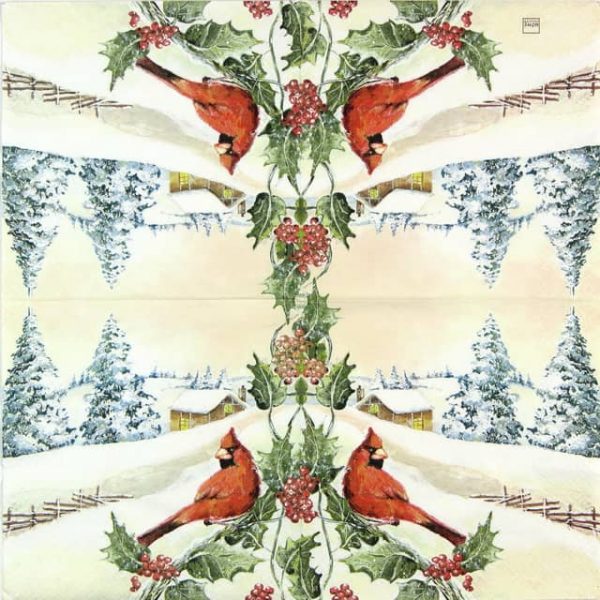 Paper Napkin - Cardinal