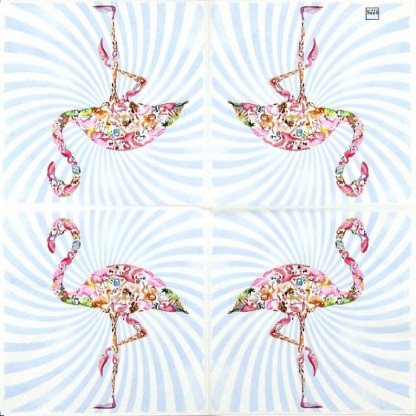 Lunch Napkins (20) - Flamingo - Image 2