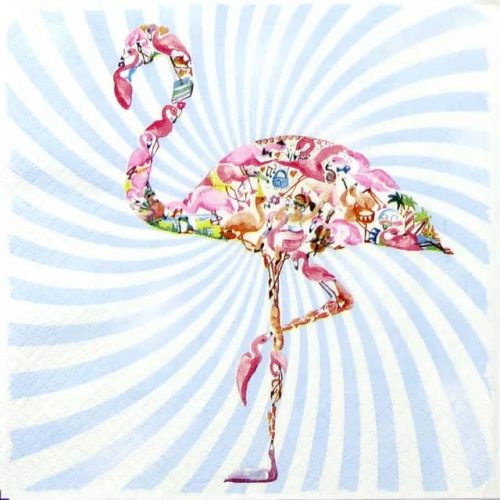 Paper Napkin - Flamingo