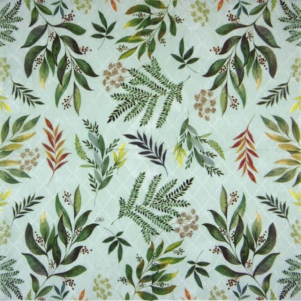 Lunch Napkins (20) - Vincento green - Image 2