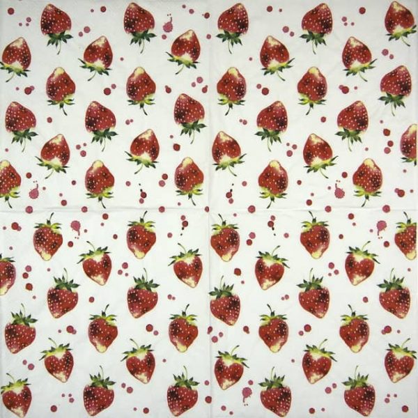 Paper Napkin - Soft Strawberry - Image 2