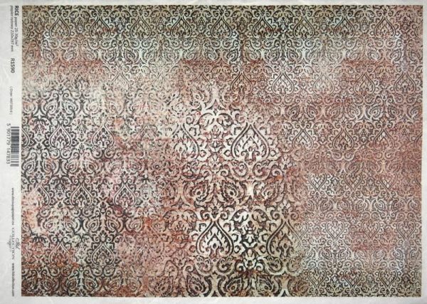 Rice Paper - Metallic pattern