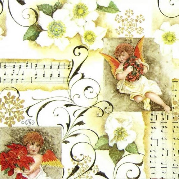 Lunch Napkins (20) - Angelic Chorus
