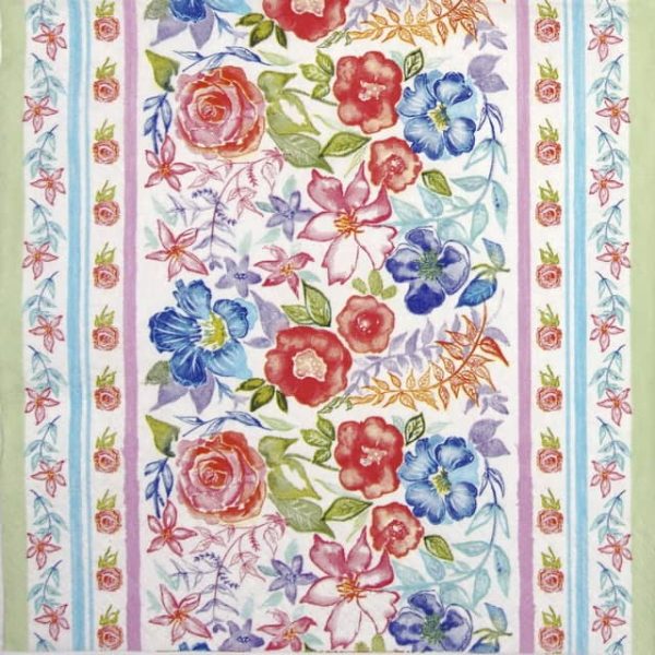Lunch Napkins (20) - Watercolour Floral Pattern