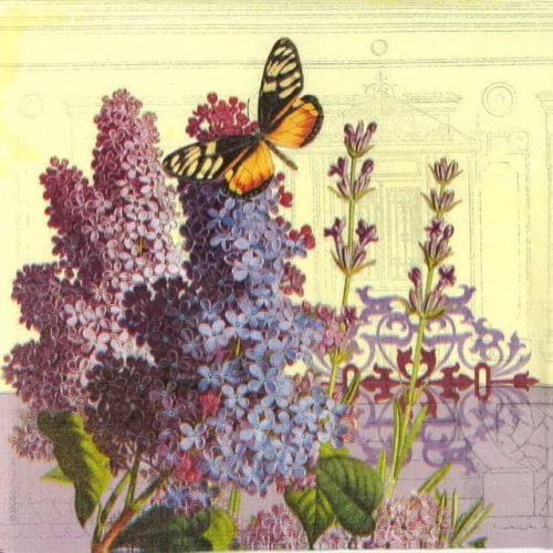 Paper Napkin - Lilac Landscape