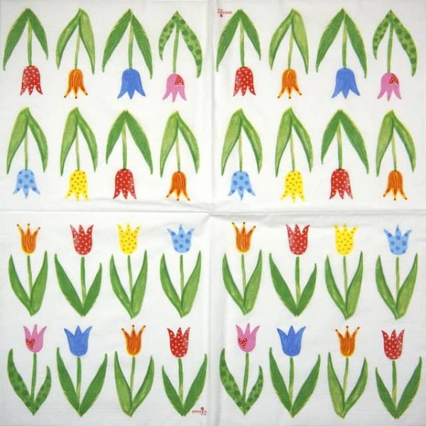 Paper Napkin - Anneko Design: Anne's Tulips
