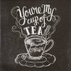 Lunch Napkins (20) - Lily & Val: Blackboard Tea