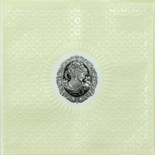 Paper Napkin - Medaillon Cameo Ivory