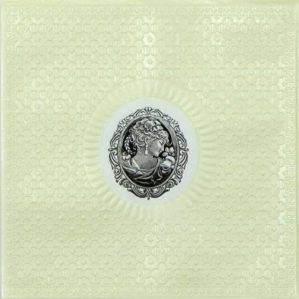 Paper Napkin - Medaillon Cameo Ivory