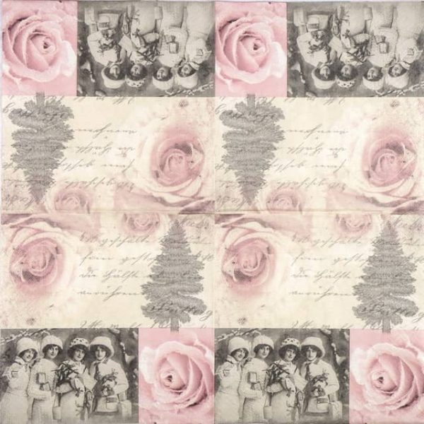 Paper Napkin - Four Ladies