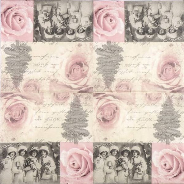 Paper Napkin - Four Ladies - Image 2