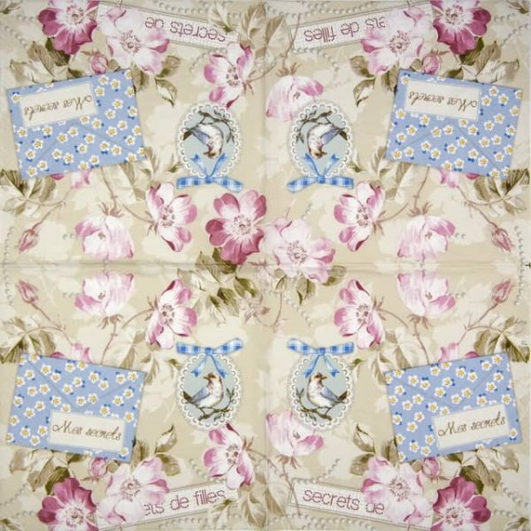 Lunch Napkins (20) - Mes Secrets - Image 2