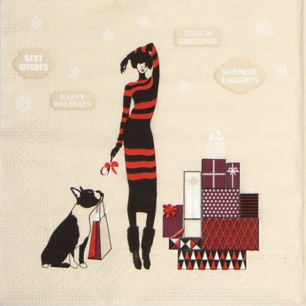 Lunch Napkins (20) - Christmas shopping