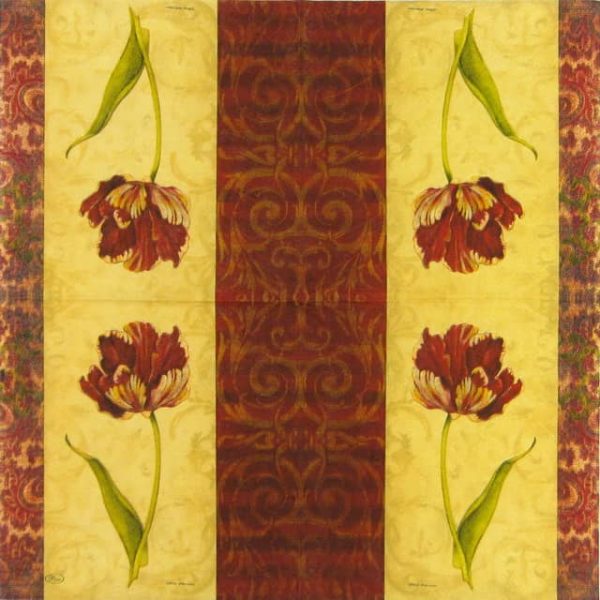Lunch Napkins (20) - Red Tulip