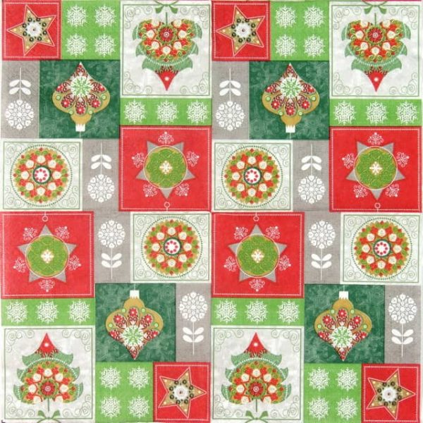 Paper Napkin - Christmas Baubles - Image 2
