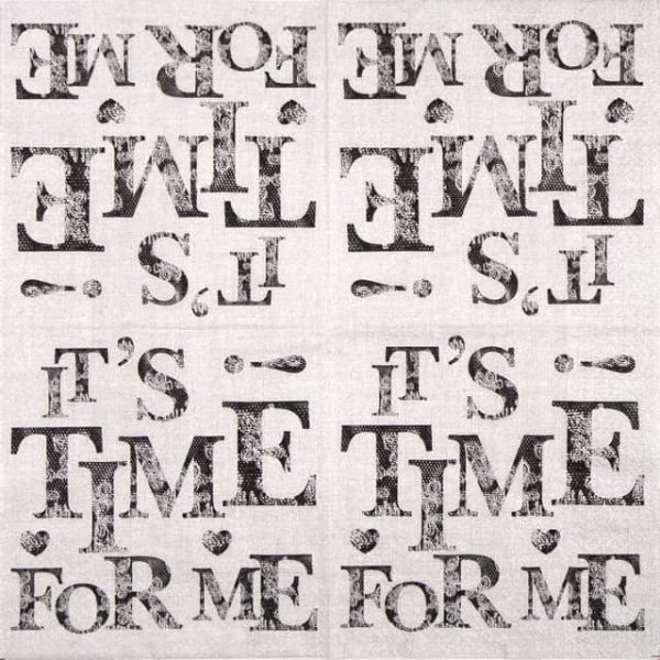 Paper Napkin - Time Me