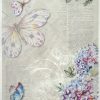 Rice Paper - Vintage Purple Garden