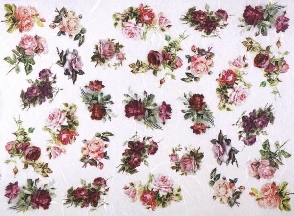 Rice Paper - Small Roses