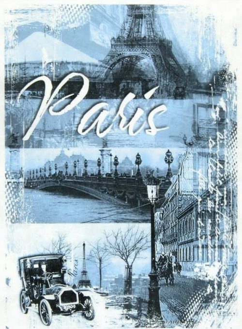 Rice Paper - Blue Paris