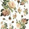 Rice Paper - Vintage Roses Violet-