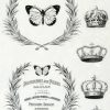 Rice Paper - Vintage Labels Crowns