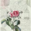 Rice Paper - Rose with Birdcages