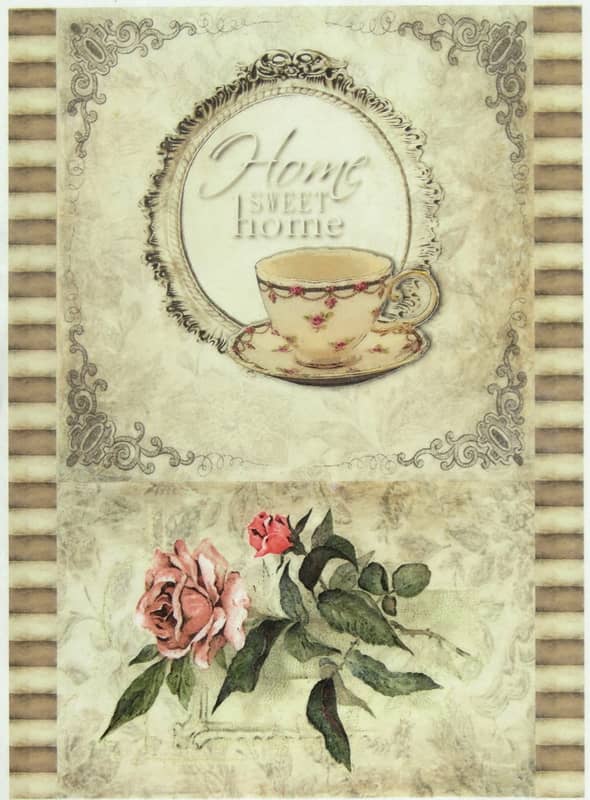 Rice Paper - Home Sweet Home Rose