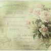 Rice Paper - France Background, Rose