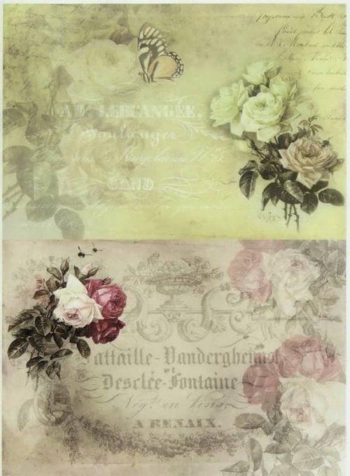 Rice Paper - Roses Mix