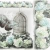 Rice Paper - Cage Rose Butterfly Blue