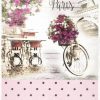 Rice Paper - Vintage Rose Paris Bike