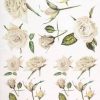 Rice Paper - White Roses