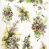 Rice Paper - Viola Bouquets