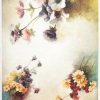 Rice Paper - Vintage Colorful Flower