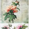 Rice Paper - Vintage Flower Card