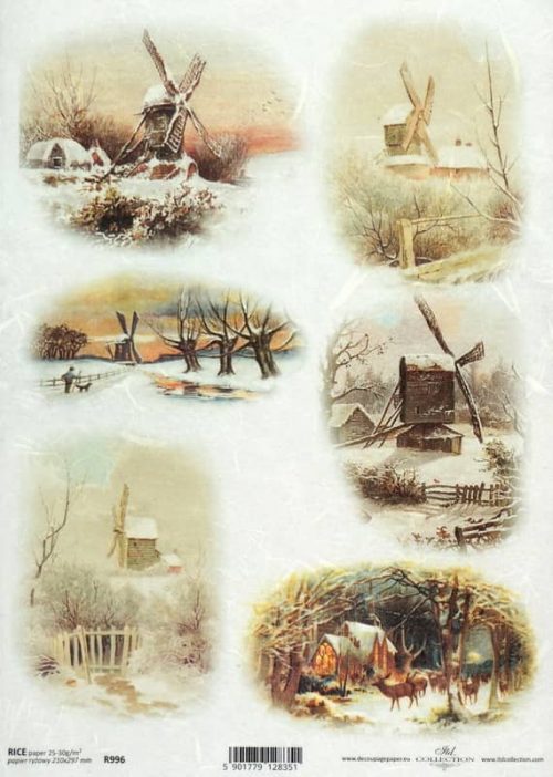 Rice Paper - Vintage Winter Mills