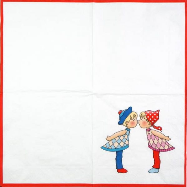 Lunch Napkins (20) - Kissing